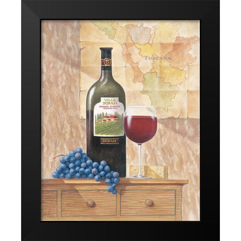 Chianti II Black Modern Wood Framed Art Print by Unknown