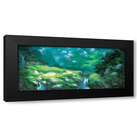 Golf Fantasy II Black Modern Wood Framed Art Print by Unknown