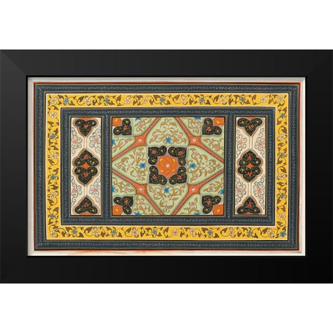 Magic Carpet I Black Modern Wood Framed Art Print by Unknown