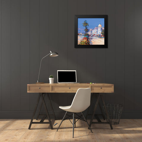 Nice Black Modern Wood Framed Art Print by Corbiere