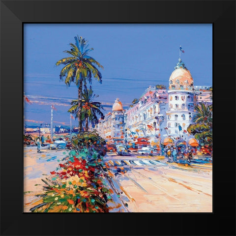 Nice Black Modern Wood Framed Art Print by Corbiere