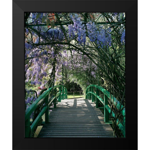Jardin de Monet a Giverny I Black Modern Wood Framed Art Print by Pinsard, Laurent