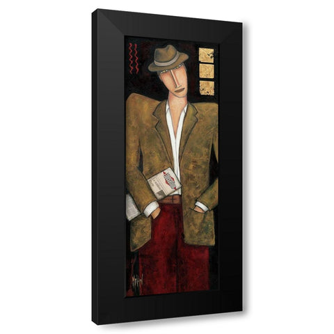 Liberation Black Modern Wood Framed Art Print with Double Matting by Kuhn, Marie-Pierre