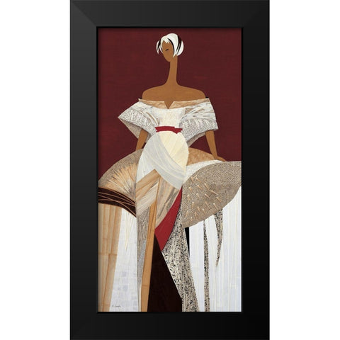 Diane Black Modern Wood Framed Art Print by Loesch, Elisabeth