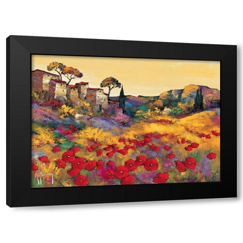 Le jour se leve Black Modern Wood Framed Art Print with Double Matting by Keiflin, Roger