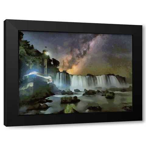 Milky Way I Black Modern Wood Framed Art Print by Medeiros, Celito