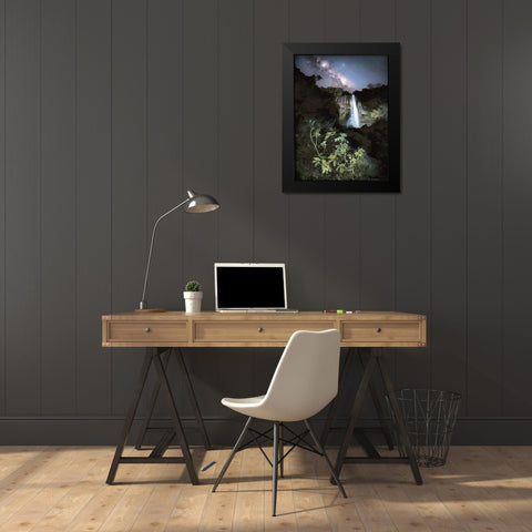 Milky Way III Black Modern Wood Framed Art Print by Medeiros, Celito