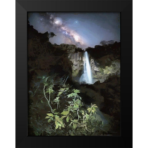 Milky Way III Black Modern Wood Framed Art Print by Medeiros, Celito