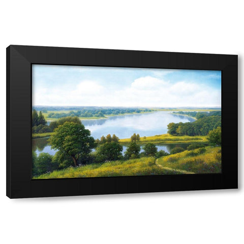Russian Landscapes I Black Modern Wood Framed Art Print with Double Matting by Babicev, Vjaceslav