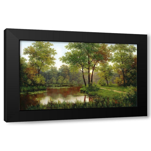 Russian Landscapes I Black Modern Wood Framed Art Print with Double Matting by Babicev, Vjaceslav