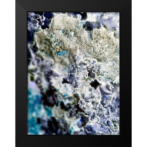 Texture Group II Black Modern Wood Framed Art Print by Grayscale