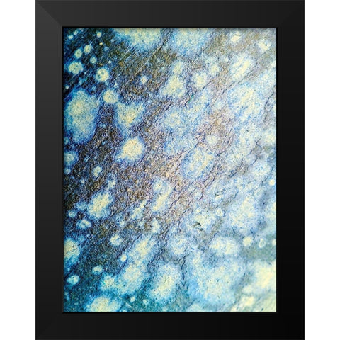 Oxidized Stone Black Modern Wood Framed Art Print by Grayscale