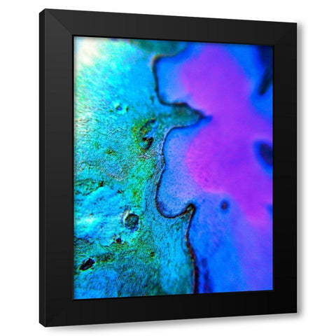 Natural Boundary I Black Modern Wood Framed Art Print by Grayscale