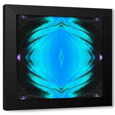 Butterfly Eye II Black Modern Wood Framed Art Print by Grayscale