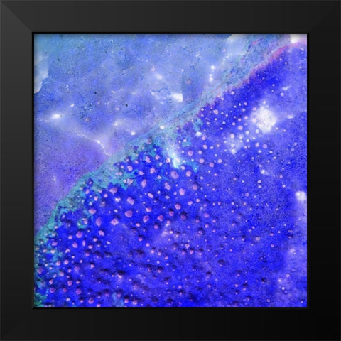 BioRidge II Black Modern Wood Framed Art Print by Grayscale