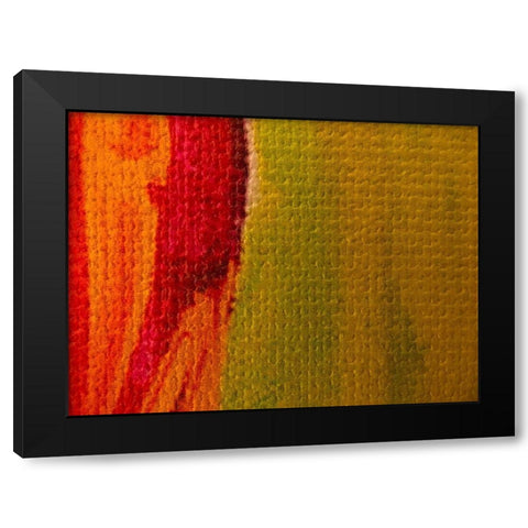 Canvas Closeup I Black Modern Wood Framed Art Print by Grayscale