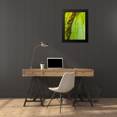 Canvas Closeup V Black Modern Wood Framed Art Print by Grayscale