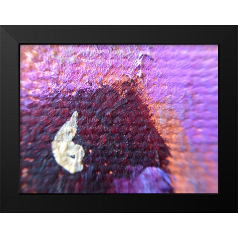 Paint Closeup III Black Modern Wood Framed Art Print by Grayscale