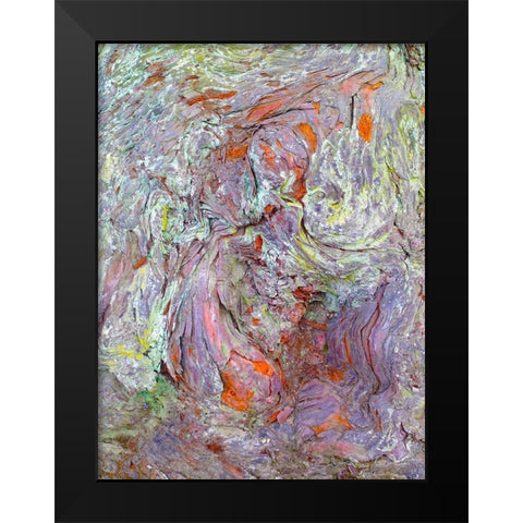 Bark Lava I Black Modern Wood Framed Art Print by Grayscale