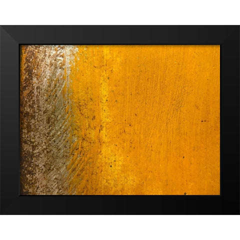 Silver Texture II Black Modern Wood Framed Art Print by Grayscale