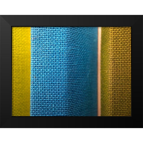 Fabric II Black Modern Wood Framed Art Print by Grayscale