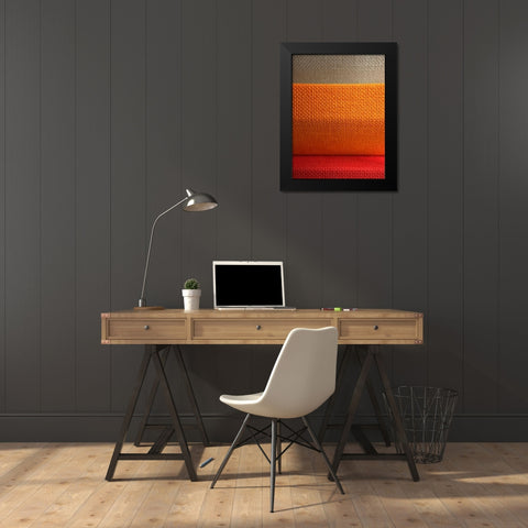 Fabric III Black Modern Wood Framed Art Print by Grayscale