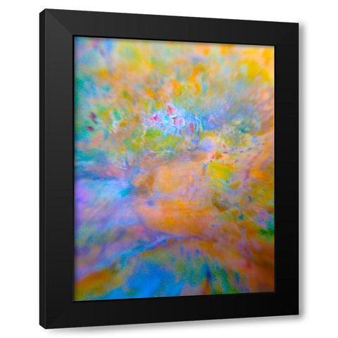 Oxidized Metal XI Black Modern Wood Framed Art Print with Double Matting by Grayscale