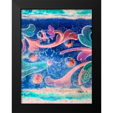 Wood Carving IV Black Modern Wood Framed Art Print by Grayscale