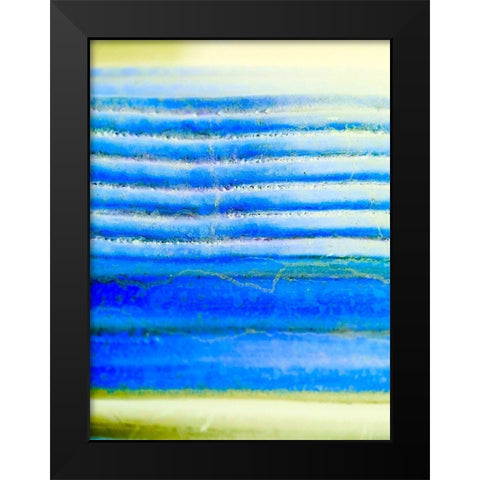 Blue Ridges I Black Modern Wood Framed Art Print by Grayscale