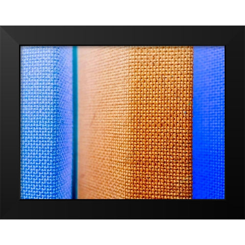 Fabric IV Black Modern Wood Framed Art Print by Grayscale