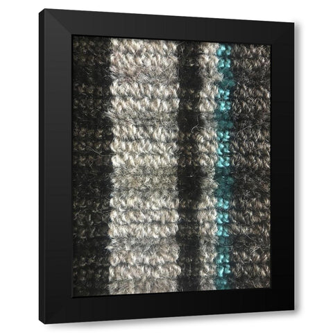 Fabric VIII Black Modern Wood Framed Art Print with Double Matting by Grayscale