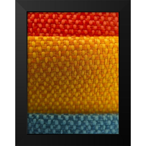 Fabric IX Black Modern Wood Framed Art Print by Grayscale