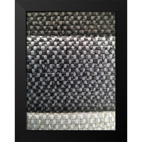 Fabric XIII Black Modern Wood Framed Art Print by Grayscale