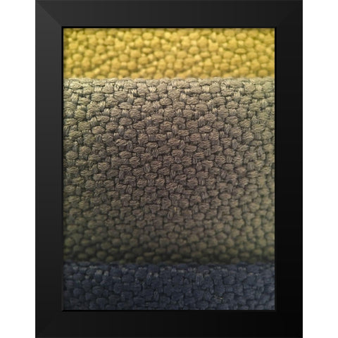 Fabric XV Black Modern Wood Framed Art Print by Grayscale