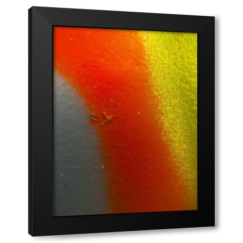 Paint Closeup XIV Black Modern Wood Framed Art Print by Grayscale