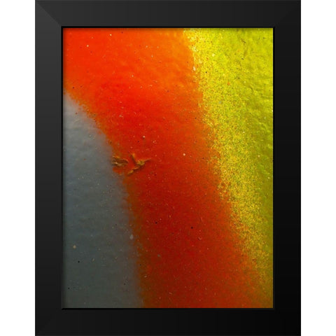 Paint Closeup XIV Black Modern Wood Framed Art Print by Grayscale