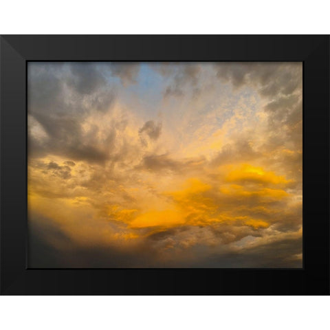 Arizona Sunset II Black Modern Wood Framed Art Print by Grayscale
