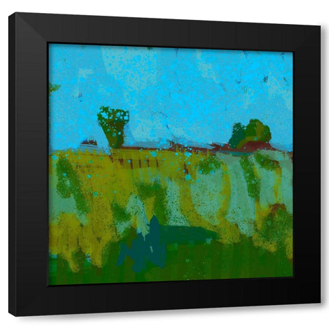 First Snow I Black Modern Wood Framed Art Print with Double Matting by Grayscale