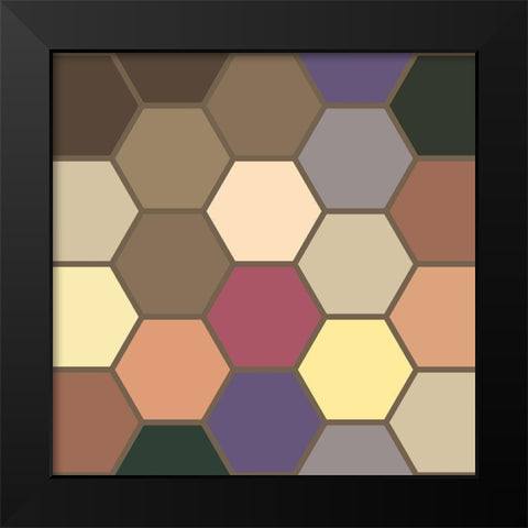 Soft Hive XIII Black Modern Wood Framed Art Print by Grayscale