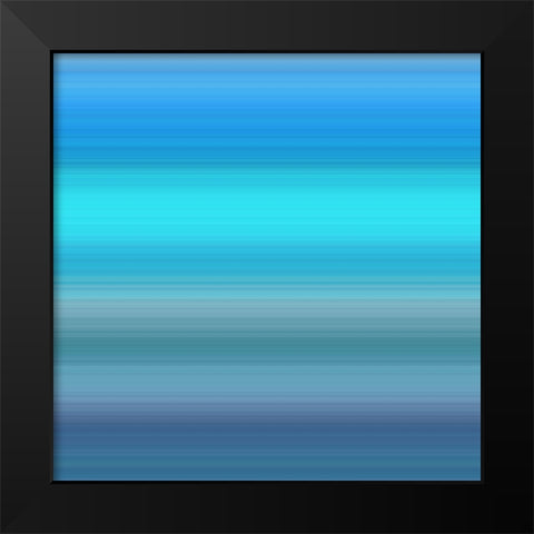 Cool Pinstripes V Black Modern Wood Framed Art Print by Grayscale