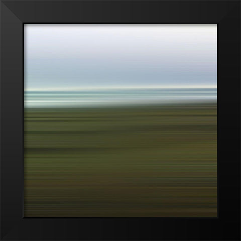 Cool Pinstripes X Black Modern Wood Framed Art Print by Grayscale