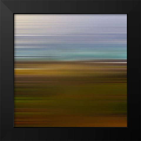 Natural Pinstripes I Black Modern Wood Framed Art Print by Grayscale