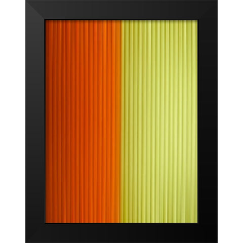Fabric Pinstripes III Black Modern Wood Framed Art Print by Grayscale