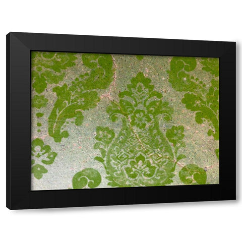 Painted Stencil II Black Modern Wood Framed Art Print by Grayscale