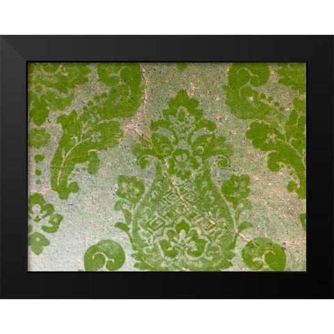 Painted Stencil II Black Modern Wood Framed Art Print by Grayscale