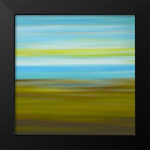 Cool Pinstripes XI Black Modern Wood Framed Art Print by Grayscale