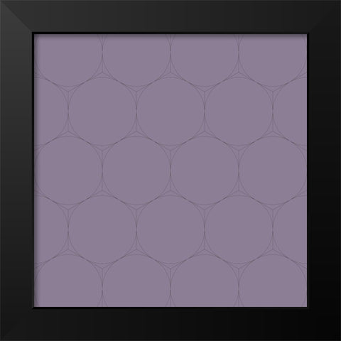 Isometric Hive VIII Black Modern Wood Framed Art Print by Grayscale