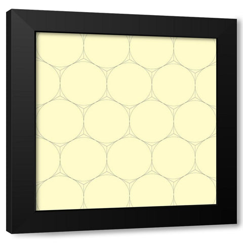 Isometric Hive XIII Black Modern Wood Framed Art Print by Grayscale