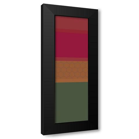 Totem I Black Modern Wood Framed Art Print by Grayscale