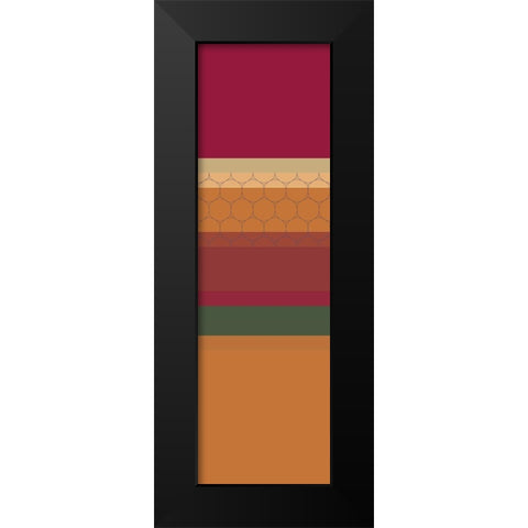 Totem II Black Modern Wood Framed Art Print by Grayscale
